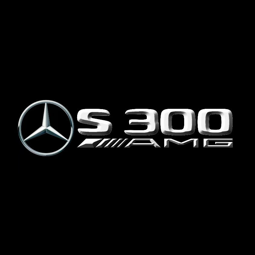 MERCEDES BENZ LOGO PROJECTOT LIGHTS Nr.03 (Menge 1 = 1 Sätze/2 Türleuchten)