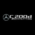 أضواء بروجكتور شعار MERCEDES BENZ رقم 03 (الكمية 1 = 1 مجموعة / 2 أضواء باب)