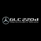 أضواء بروجكتور شعار MERCEDES BENZ رقم 03 (الكمية 1 = 1 مجموعة / 2 أضواء باب)