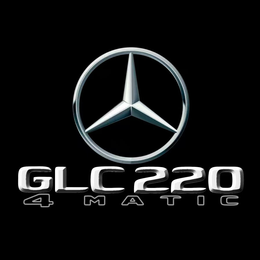 أضواء بروجكتور شعار MERCEDES BENZ رقم 03 (الكمية 1 = 1 مجموعة / 2 أضواء باب)