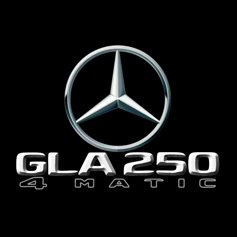 أضواء بروجكتور شعار MERCEDES BENZ رقم 03 (الكمية 1 = 1 مجموعة / 2 أضواء باب)