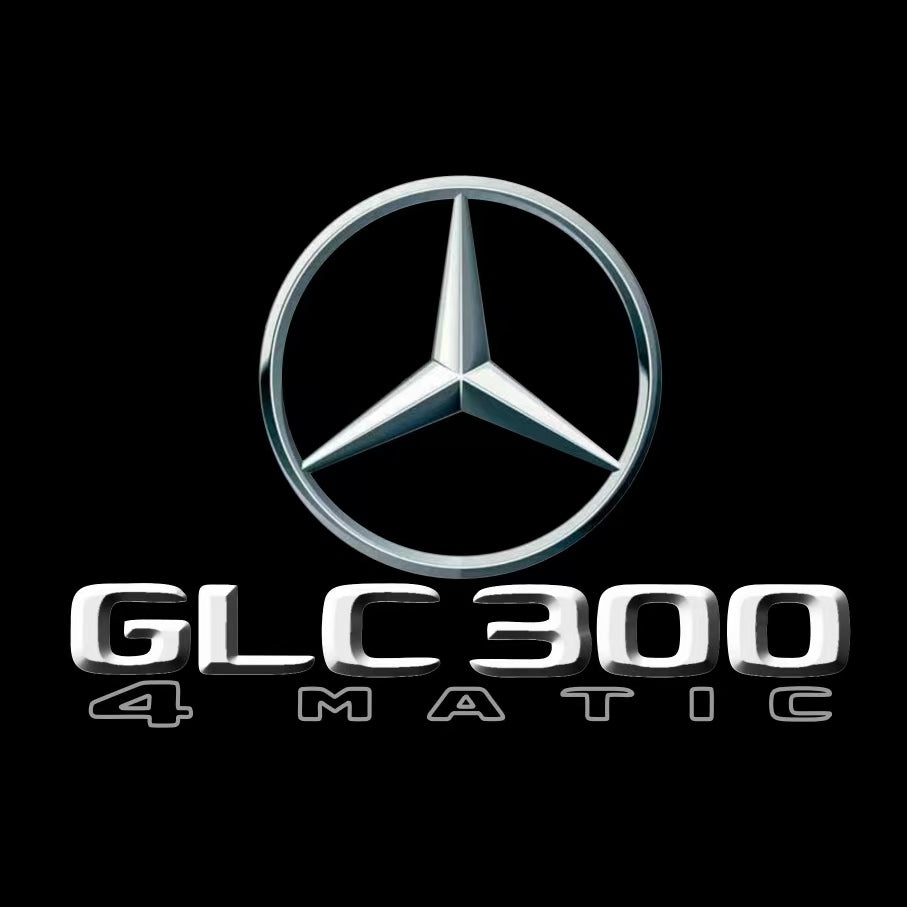 أضواء بروجكتور شعار MERCEDES BENZ رقم 03 (الكمية 1 = 1 مجموعة / 2 أضواء باب)