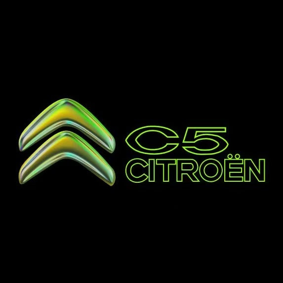CITROËN  C5  LOGO PROJECTOT LIGHTS (quantity 1 = 1 sets/2 door lights) Nr.6024q0t0156