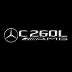 LUCI PROIETTORI LOGO MERCEDES BENZ Nr.03 (quantità 1 = 1 set / 2 luci porta)