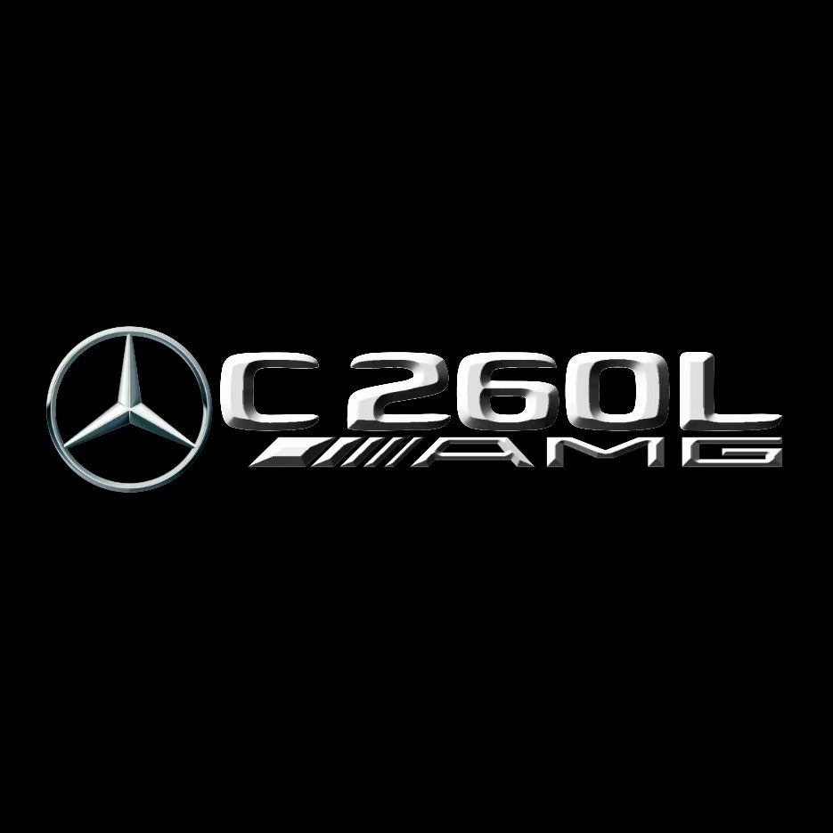 LUCI PROIETTORI LOGO MERCEDES BENZ Nr.03 (quantità 1 = 1 set / 2 luci porta)