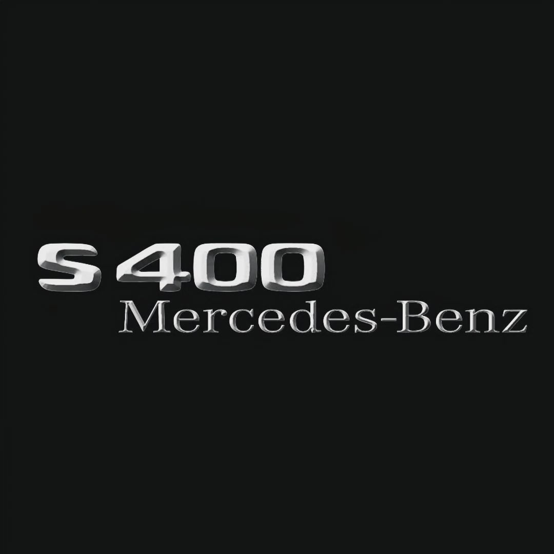 أضواء بروجكتور شعار MERCEDES BENZ رقم 03 (الكمية 1 = 1 مجموعة / 2 أضواء باب)