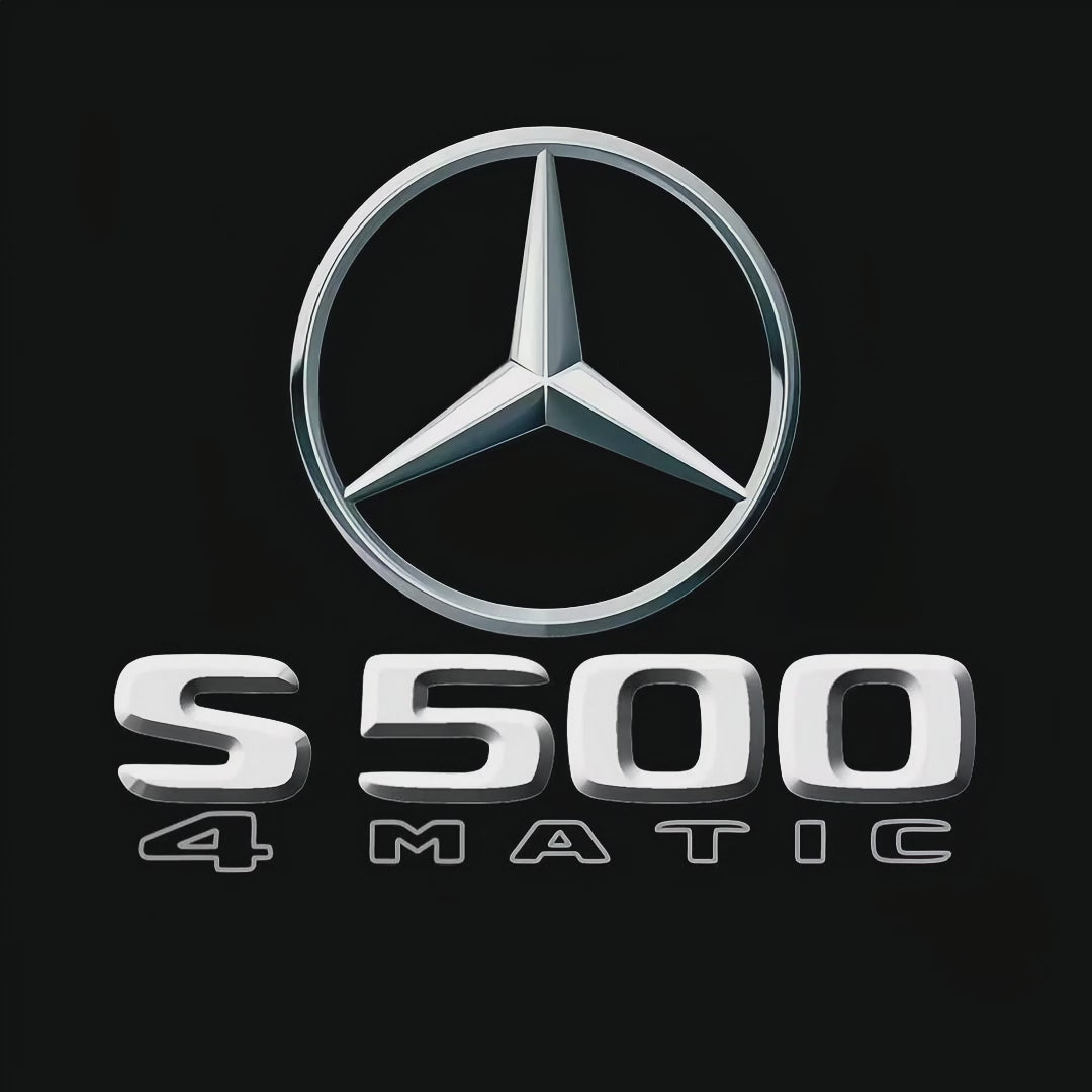 أضواء بروجكتور شعار MERCEDES BENZ رقم 03 (الكمية 1 = 1 مجموعة / 2 أضواء باب)