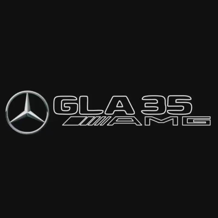 أضواء بروجكتور شعار MERCEDES BENZ رقم 03 (الكمية 1 = 1 مجموعة / 2 أضواء باب)