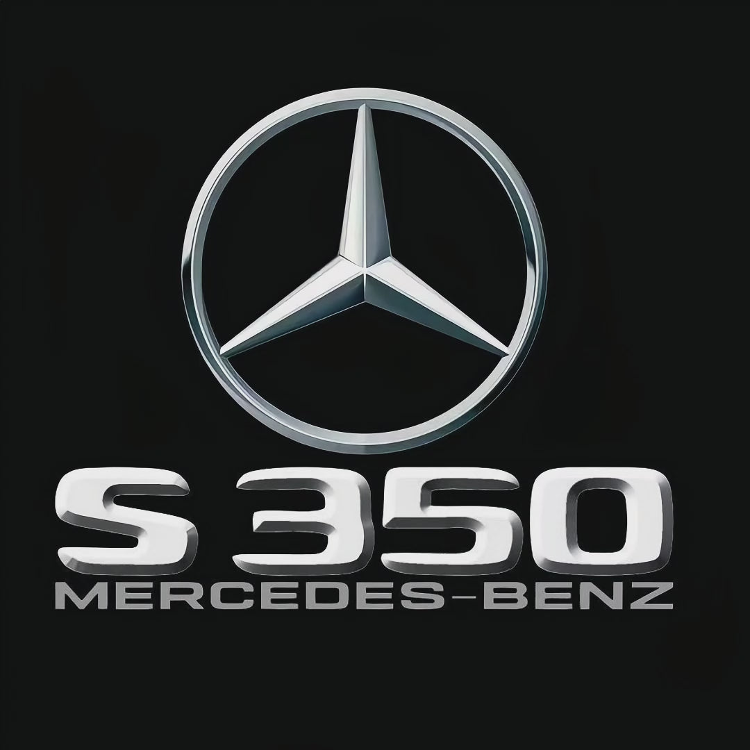 أضواء بروجكتور شعار MERCEDES BENZ رقم 03 (الكمية 1 = 1 مجموعة / 2 أضواء باب)