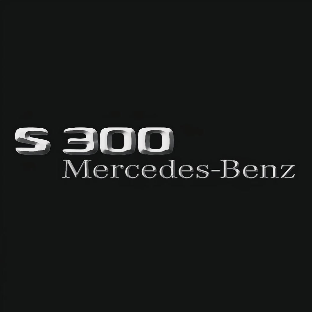 أضواء بروجكتور شعار MERCEDES BENZ رقم 03 (الكمية 1 = 1 مجموعة / 2 أضواء باب)