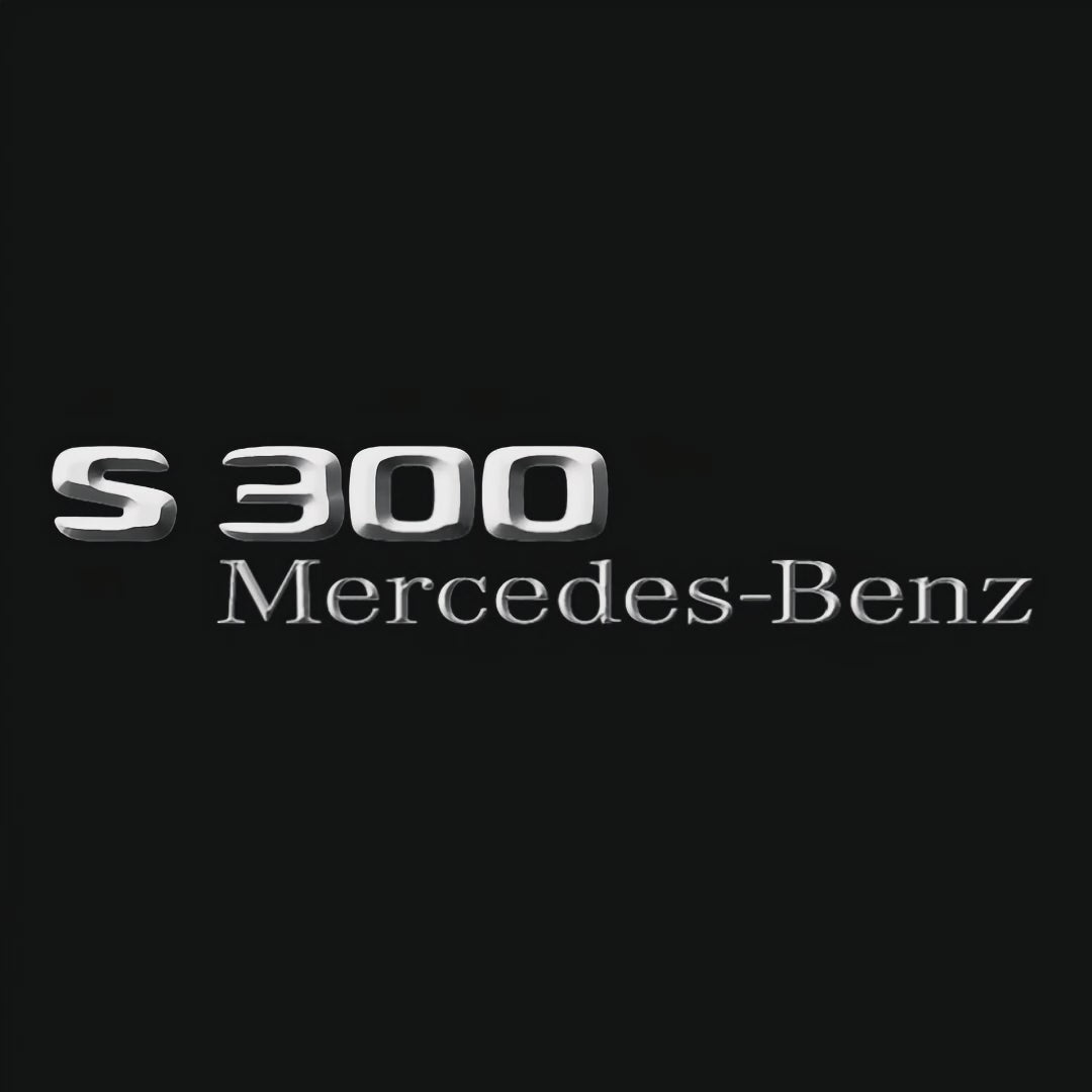 أضواء بروجكتور شعار MERCEDES BENZ رقم 03 (الكمية 1 = 1 مجموعة / 2 أضواء باب)