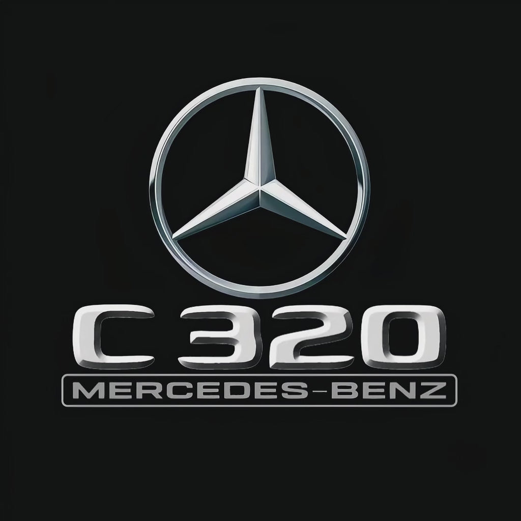 أضواء بروجكتور شعار MERCEDES BENZ رقم 03 (الكمية 1 = 1 مجموعة / 2 أضواء باب)