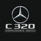أضواء بروجكتور شعار MERCEDES BENZ رقم 03 (الكمية 1 = 1 مجموعة / 2 أضواء باب)