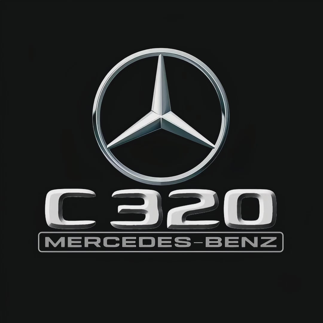 أضواء بروجكتور شعار MERCEDES BENZ رقم 03 (الكمية 1 = 1 مجموعة / 2 أضواء باب)