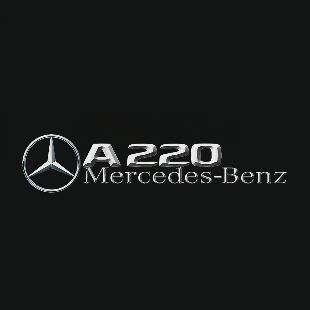 أضواء بروجكتور شعار MERCEDES BENZ رقم 03 (الكمية 1 = 1 مجموعة / 2 أضواء باب)
