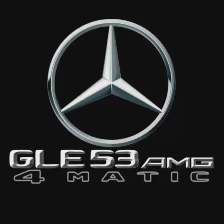أضواء بروجكتور شعار MERCEDES BENZ رقم 03 (الكمية 1 = 1 مجموعة / 2 أضواء باب)