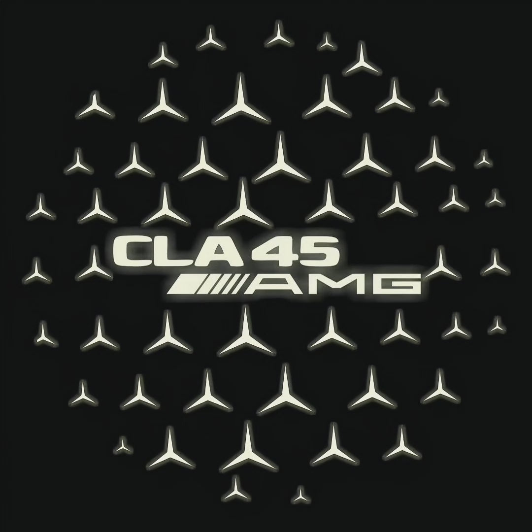 LUCI PROIETTORI LOGO MERCEDES BENZ Nr.03 (quantità 1 = 1 set / 2 luci porta)