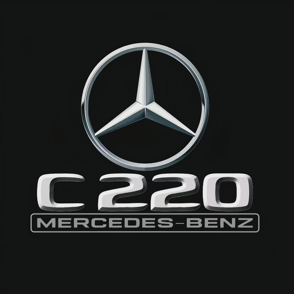 LUCI PROIETTORI LOGO MERCEDES BENZ Nr.03 (quantità 1 = 1 set / 2 luci porta)