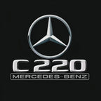 LUCI PROIETTORI LOGO MERCEDES BENZ Nr.03 (quantità 1 = 1 set / 2 luci porta)