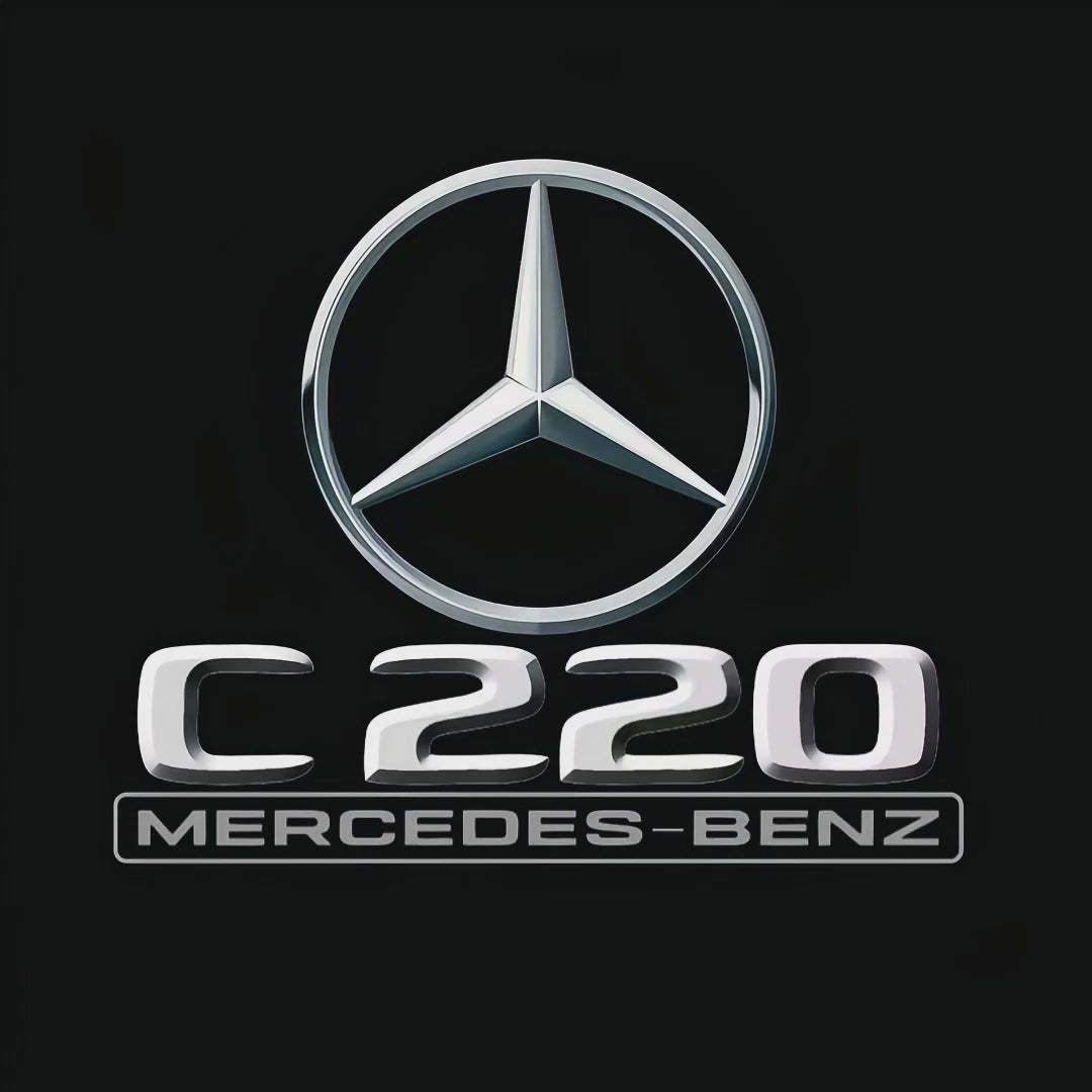 LUCI PROIETTORI LOGO MERCEDES BENZ Nr.03 (quantità 1 = 1 set / 2 luci porta)