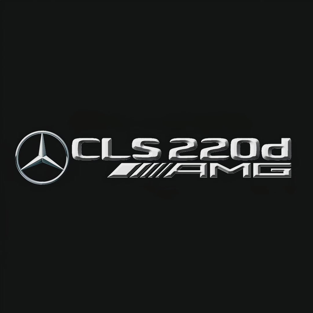 LUCI PROIETTORI LOGO MERCEDES BENZ Nr.03 (quantità 1 = 1 set / 2 luci porta)