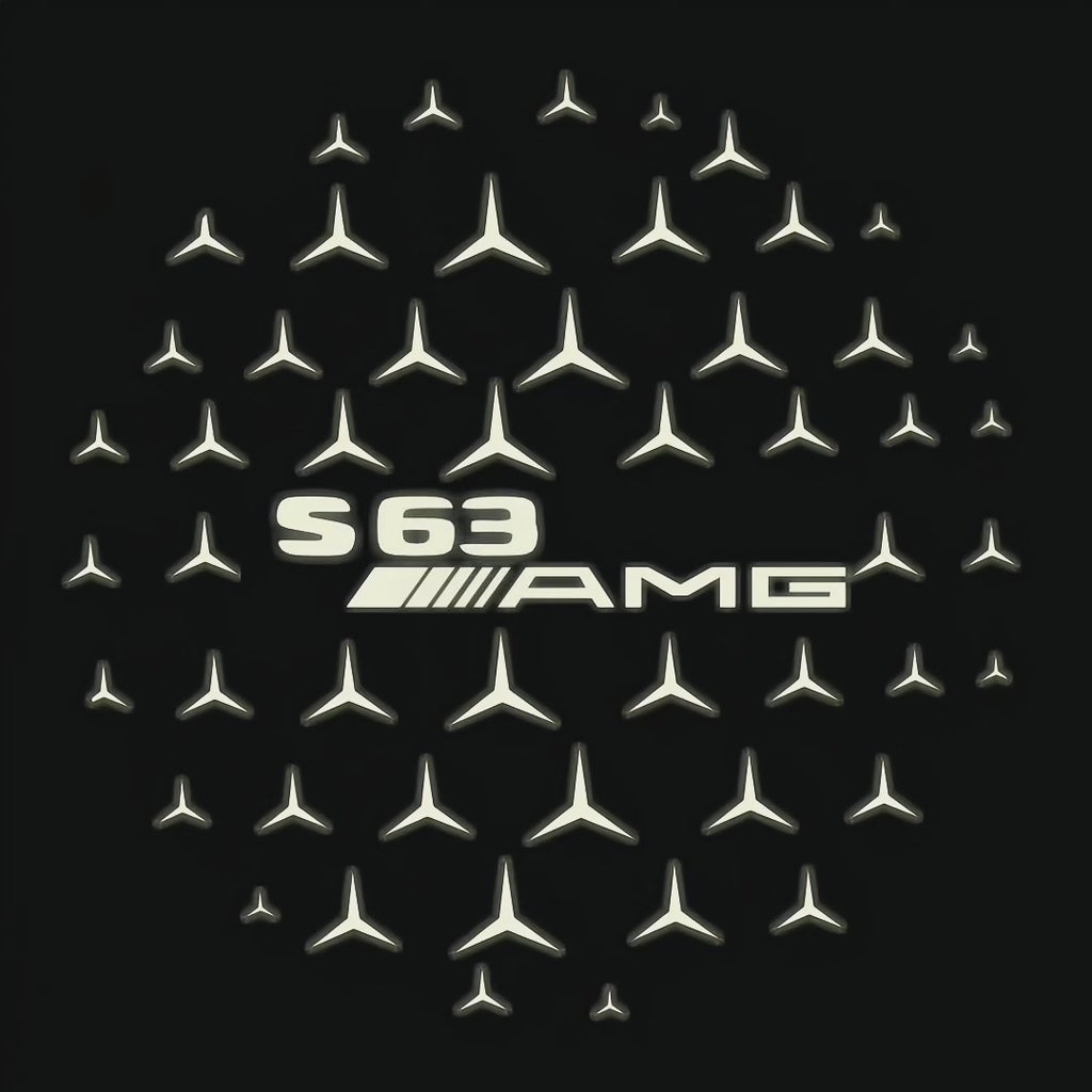 LUCI PROIETTORI LOGO MERCEDES BENZ Nr.03 (quantità 1 = 1 set / 2 luci porta)