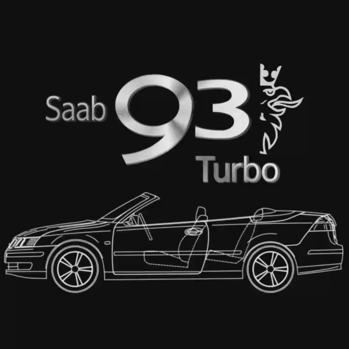 SAAB 93 LOGO PROJECROTR LIGHTS (quantity 1 = 1 sets/2 door lights) Nr.2510c