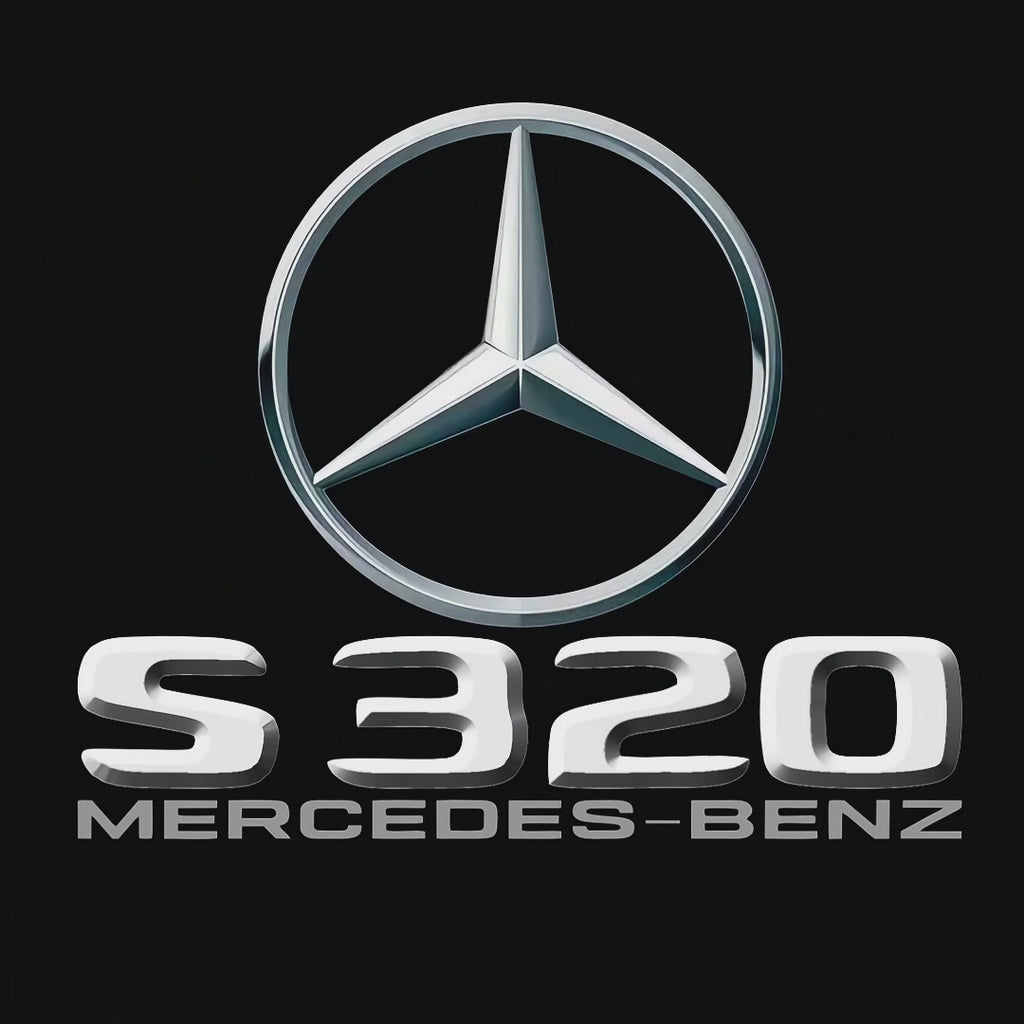 أضواء بروجكتور شعار MERCEDES BENZ رقم 03 (الكمية 1 = 1 مجموعة / 2 أضواء باب)