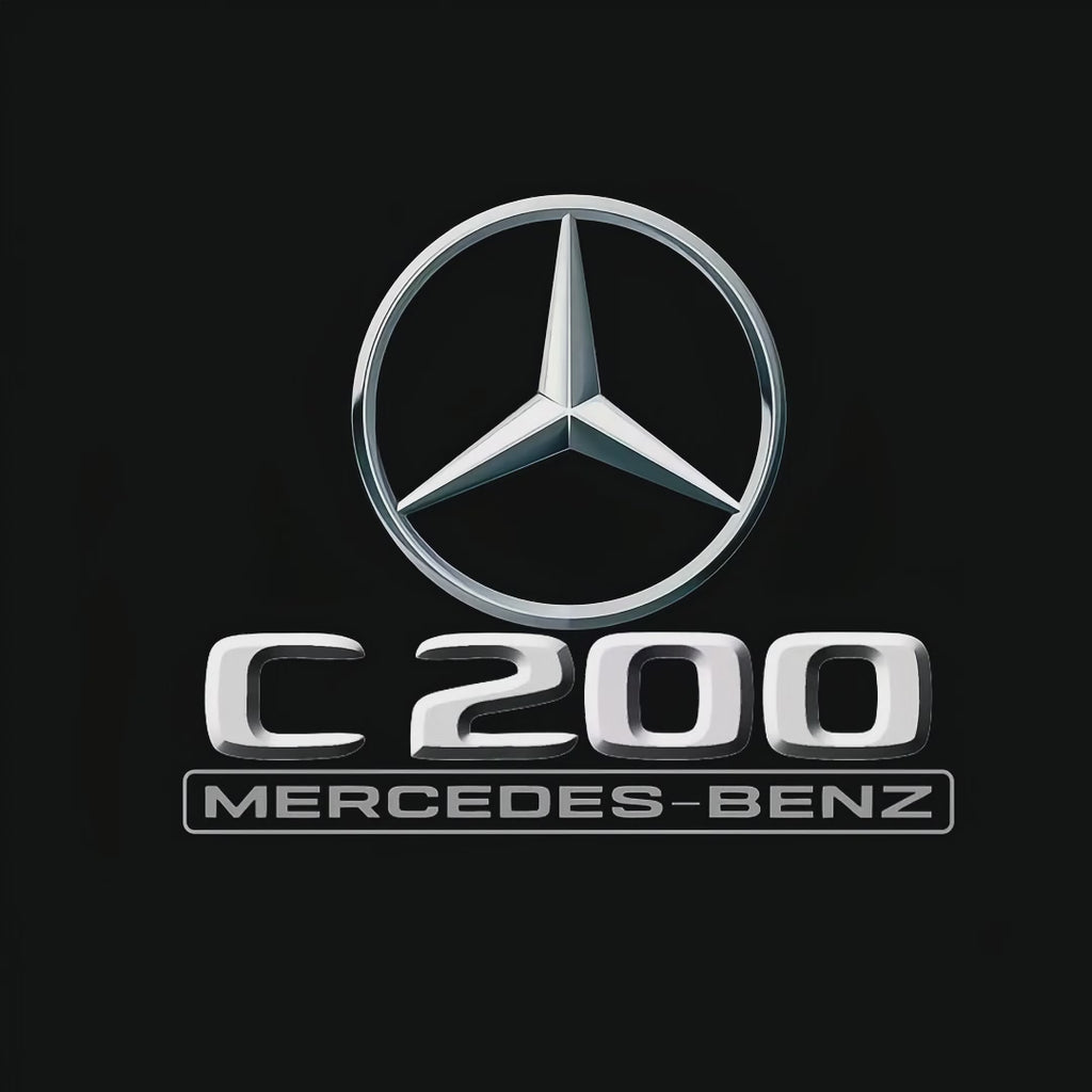 LUCI PROIETTORI LOGO MERCEDES BENZ Nr.03 (quantità 1 = 1 set / 2 luci porta)