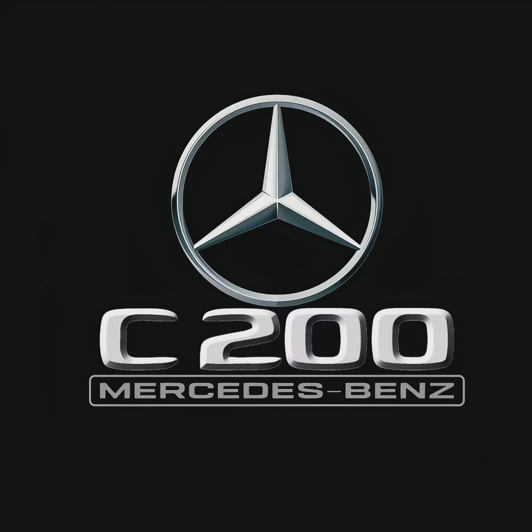 LUCI PROIETTORI LOGO MERCEDES BENZ Nr.03 (quantità 1 = 1 set / 2 luci porta)