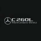 LUCI PROIETTORI LOGO MERCEDES BENZ Nr.03 (quantità 1 = 1 set / 2 luci porta)