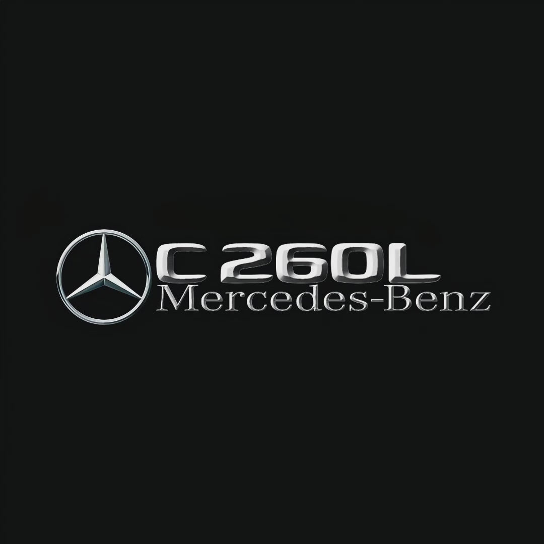 LUCI PROIETTORI LOGO MERCEDES BENZ Nr.03 (quantità 1 = 1 set / 2 luci porta)