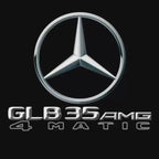 LUCI PROIETTORI LOGO MERCEDES BENZ Nr.03 (quantità 1 = 1 set / 2 luci porta)