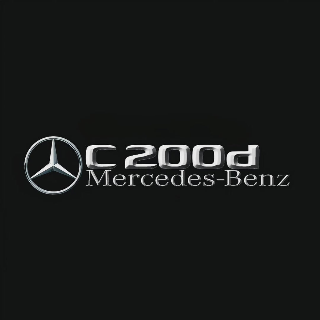 أضواء بروجكتور شعار MERCEDES BENZ رقم 03 (الكمية 1 = 1 مجموعة / 2 أضواء باب)
