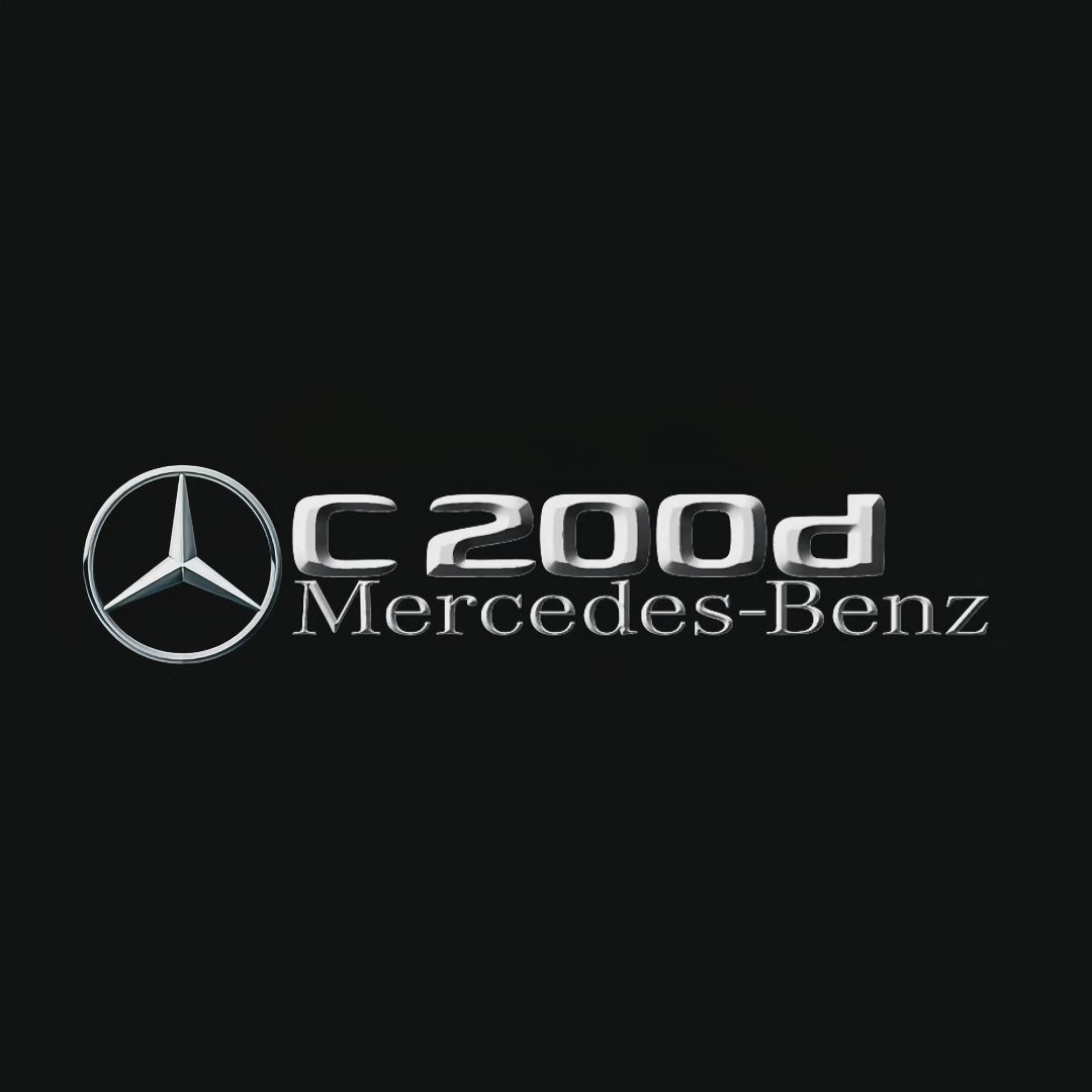 أضواء بروجكتور شعار MERCEDES BENZ رقم 03 (الكمية 1 = 1 مجموعة / 2 أضواء باب)