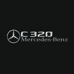 LUCI PROIETTORI LOGO MERCEDES BENZ Nr.03 (quantità 1 = 1 set / 2 luci porta)