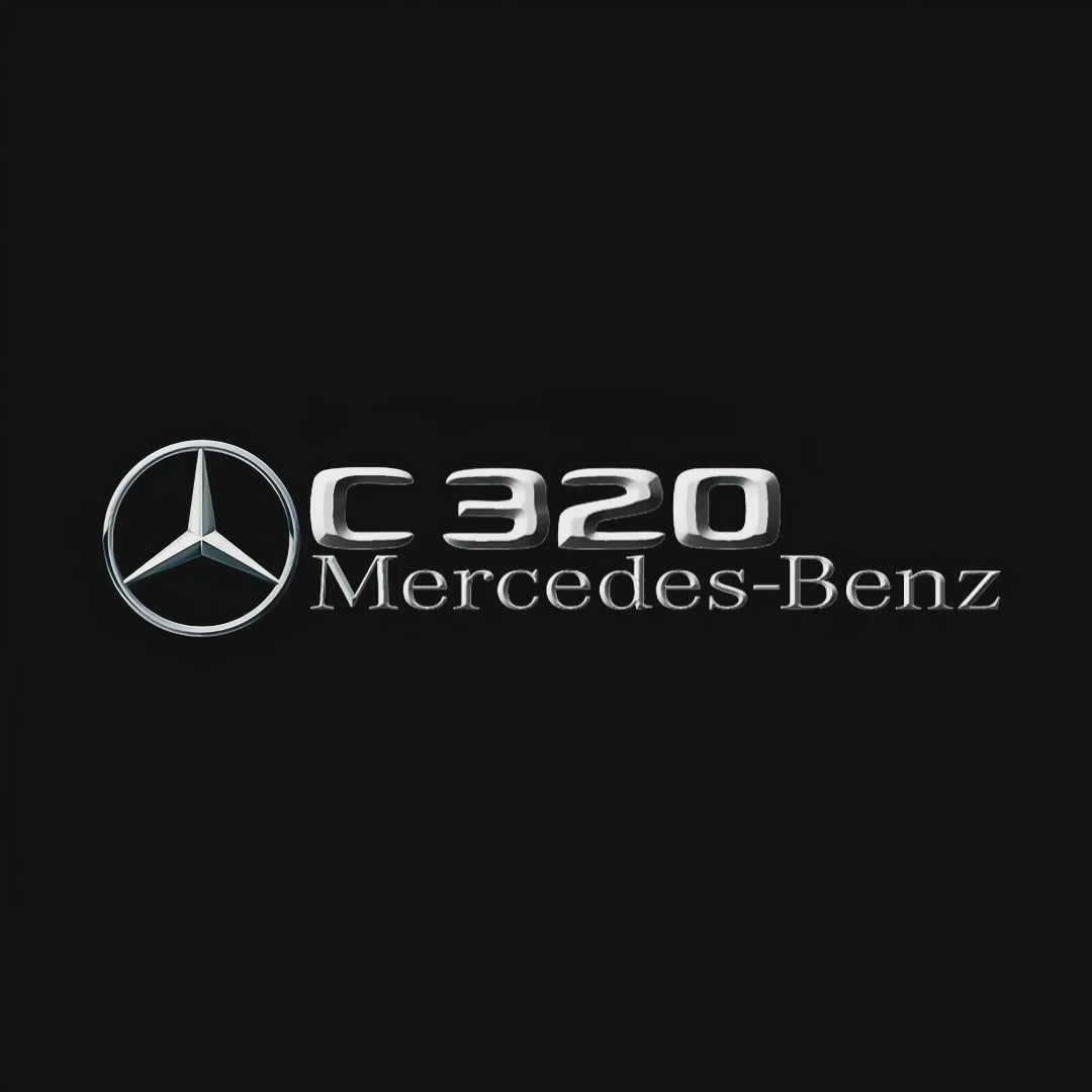 LUCI PROIETTORI LOGO MERCEDES BENZ Nr.03 (quantità 1 = 1 set / 2 luci porta)