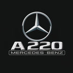 LUCI PROIETTORI LOGO MERCEDES BENZ Nr.03 (quantità 1 = 1 set / 2 luci porta)