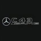 أضواء بروجكتور شعار MERCEDES BENZ رقم 03 (الكمية 1 = 1 مجموعة / 2 أضواء باب)