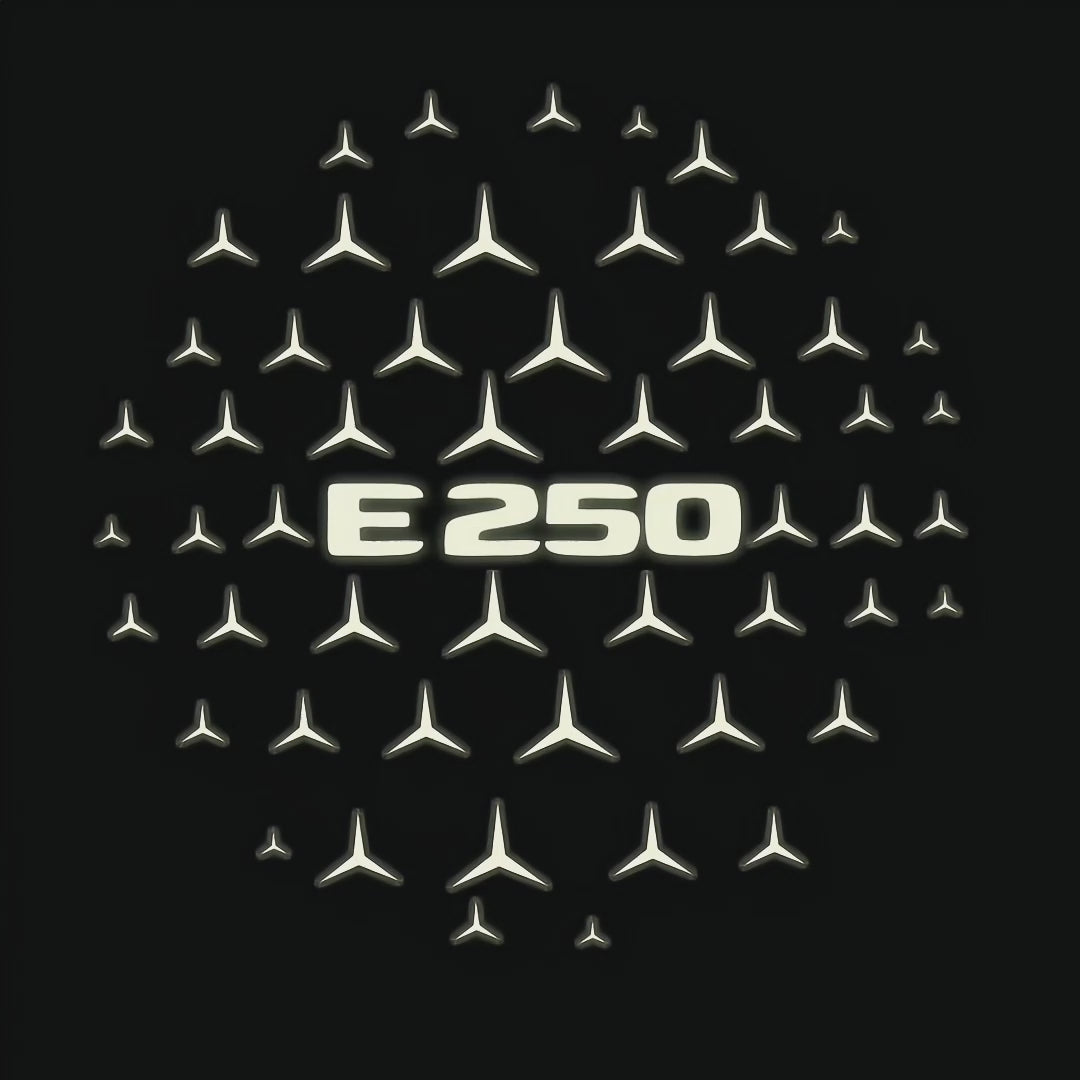 LUCI PROIETTORI LOGO MERCEDES BENZ Nr.03 (quantità 1 = 1 set / 2 luci porta)