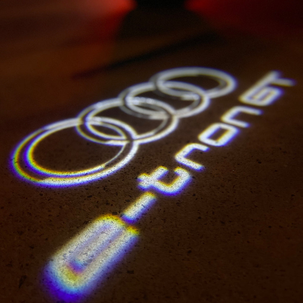 AUDI LOGO PROJECTOT LIGHTS Nr.19 (quantità 1 = 2 Logo Films /2 luci porta)