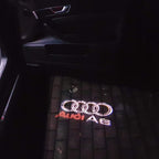 AUDI LOGO PROJECTOT LIGHTS Nr.44 (quantité 1 = 2 Logo Films /2 feux de porte)