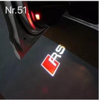 PROJECTEUR AUDI LOGO LIGHTS Nr.51 (quantité 1 = 2 Logo Films / 2 portes lumières)