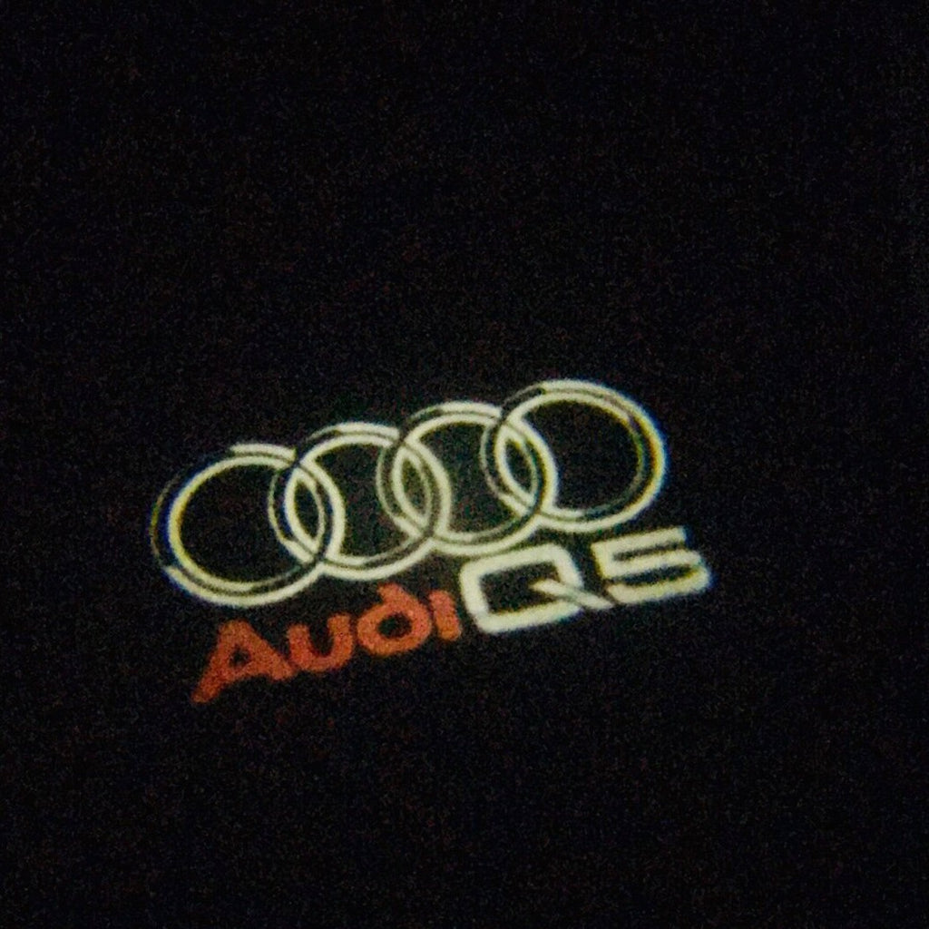 PROJECTEUR AUDI LOGO LIGHTS Nr.48 (quantité 1 = 2 Logo Films / 2 portes lumières)