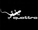AUDI QUATTRO GECKO LOGO PROJECTOT LIGHTS Nr.62 (quantité 1 = 2 Logo Films /2 feux de porte)