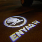 SKODA LOGO PROJECTOT LIGHTS Nr.43 (quantité 1 = 2 Logo Film / 2 feux de porte)
