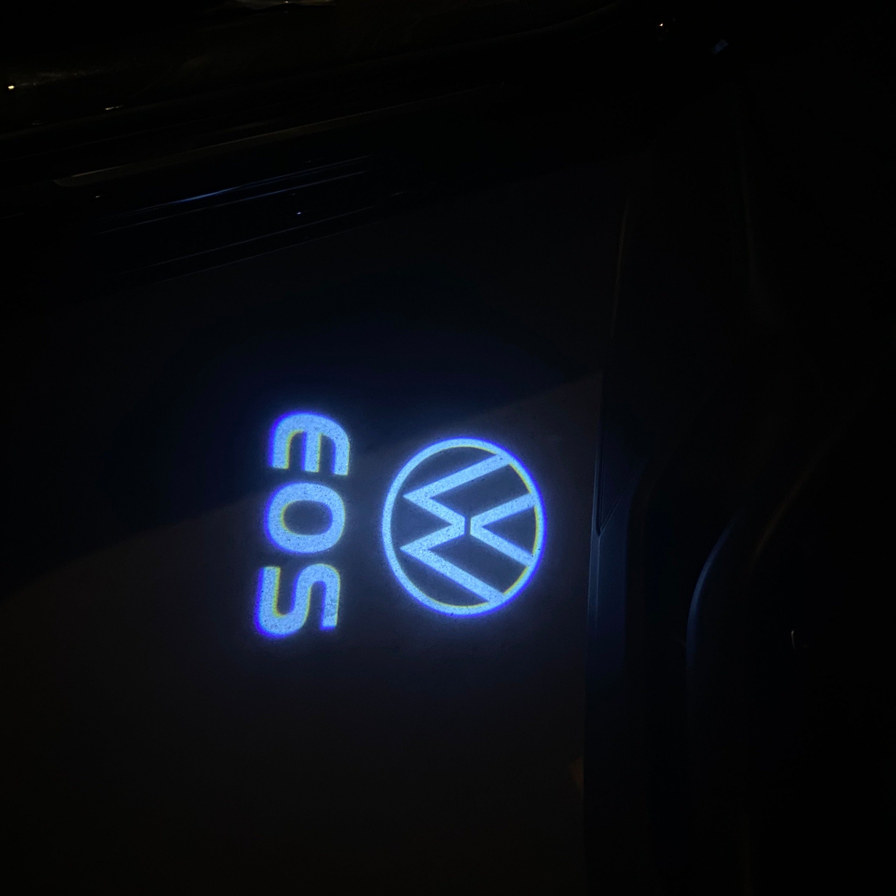 Volkswagen Door lights Logo Nr. 12 (cantidad 1 = 2 logo films /2 luces de puerta)