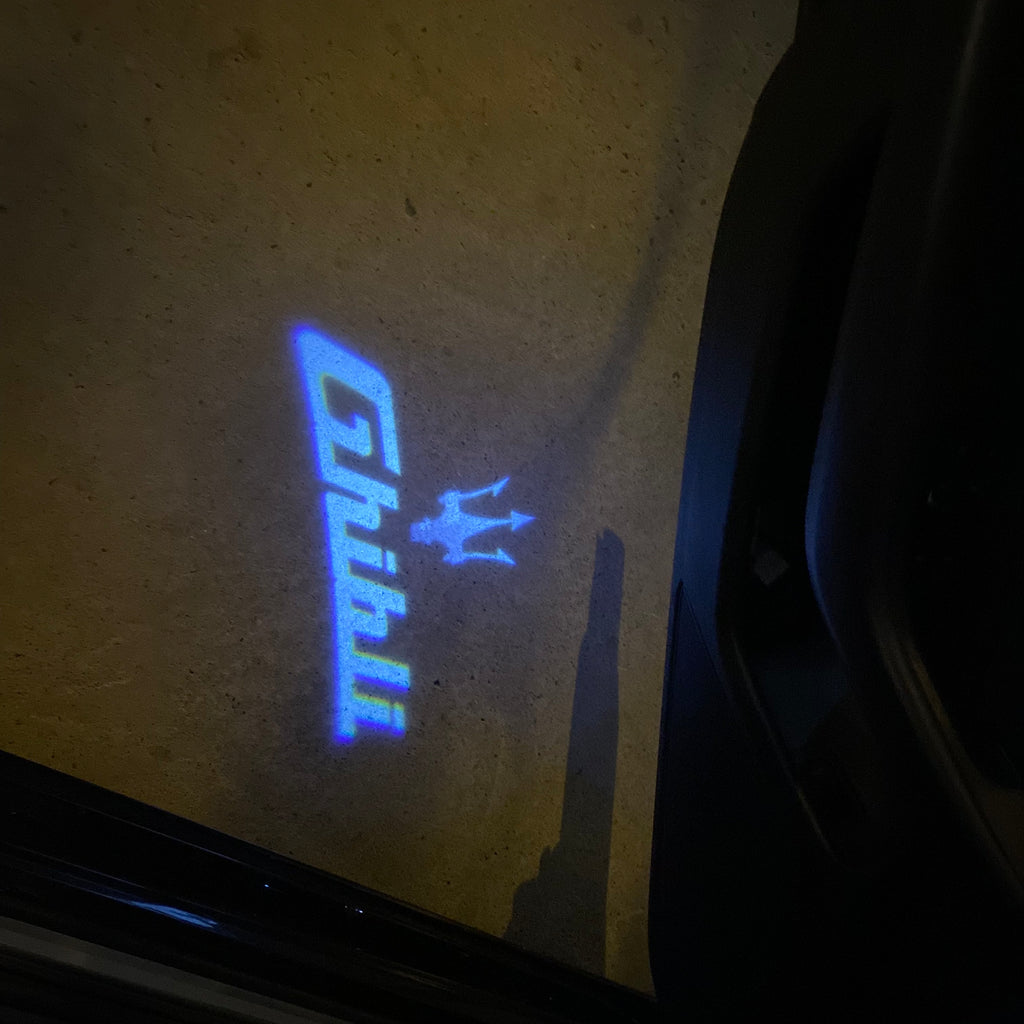 Maserati LOGO PROJECROTR LIGHTS Nr.01 (quantité 1 = 1 jeux / 2 feux de porte)