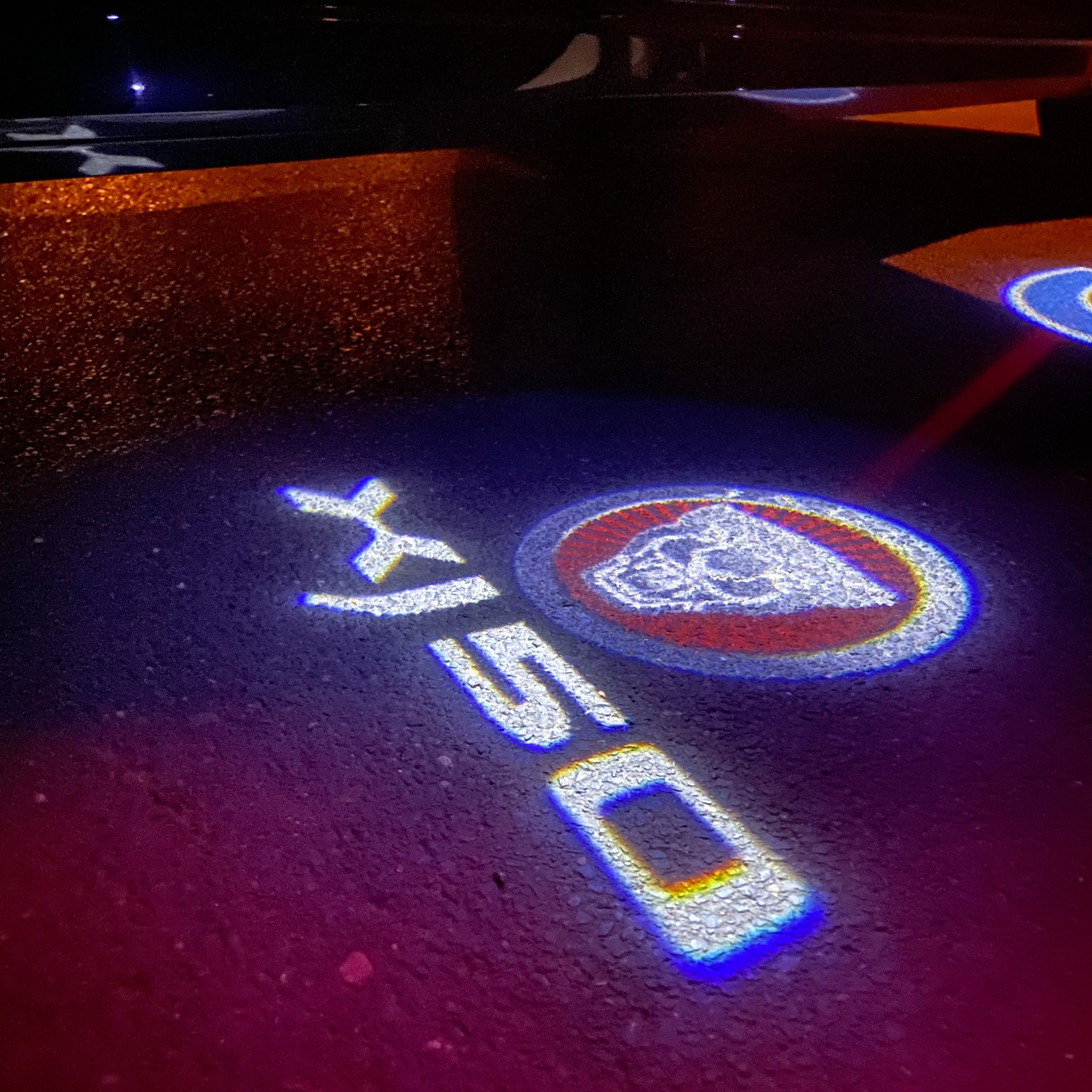 JAGUAR LOGO PROJECROTR LIGHTS Nr.103 (quantité 1 = 1 ensemble/2 feux de porte)
