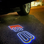 LUCI PROIETTORI LOGO AUDI S8 Nr.19 (quantità 1 = 2 Pellicole Logo / 2 luci porta)